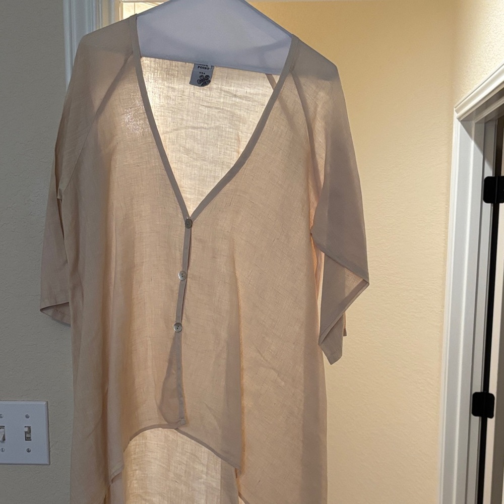 Chic Beige Women's Pantsuit